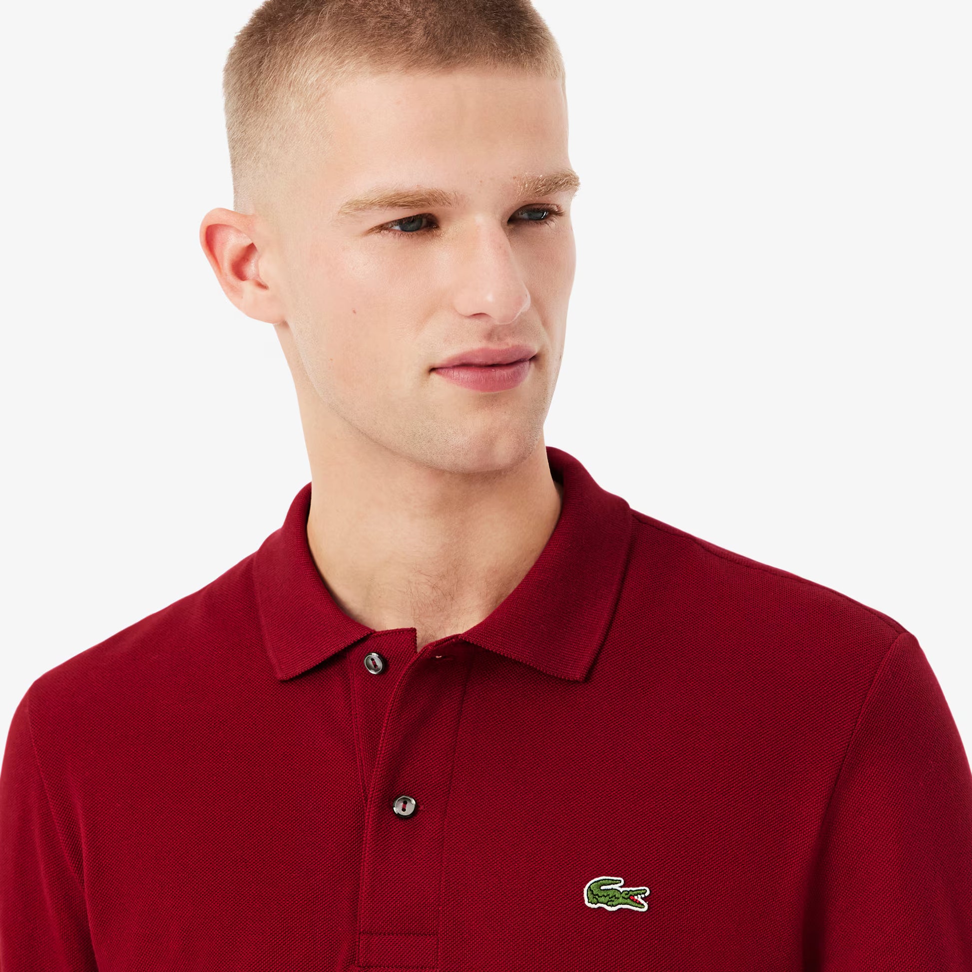 Classic Fit Long Sleeved L.12.12 Polo Shirt