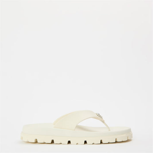 PRADA Soft Cage Vinyl Thong Sandals