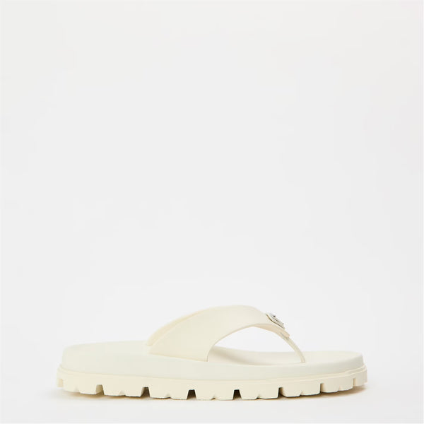 PRADA Soft Cage Vinyl Thong Sandals