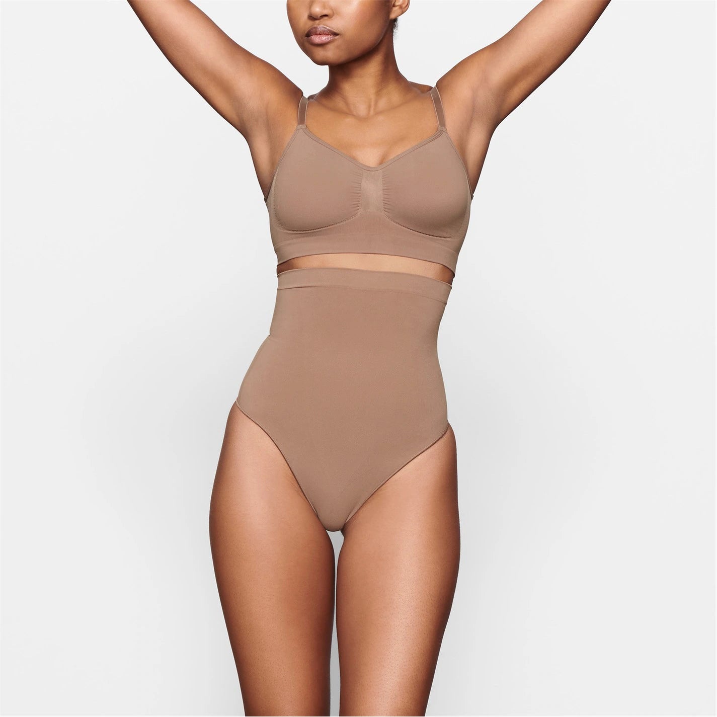 Womens Seamless Sculpt High-Waisted Thong