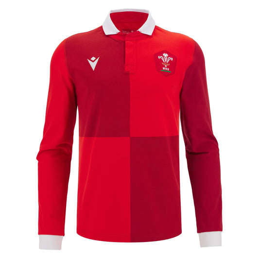 Wales Rugby Long Sleeve Home Shirt 2025 Adults
