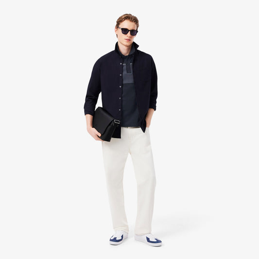 Regular Fit Colour-Block Piqu e9 Polo Shirt