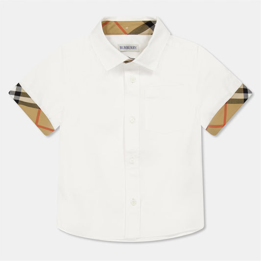 Kids' Burb Logo Oxford Short Sleeve Shirt