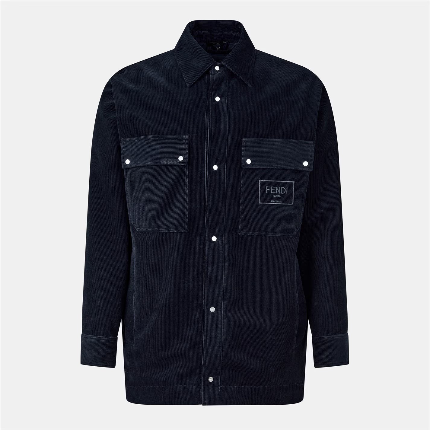 Men's Corduroy Cotton Long Sleeve Coach Jacket