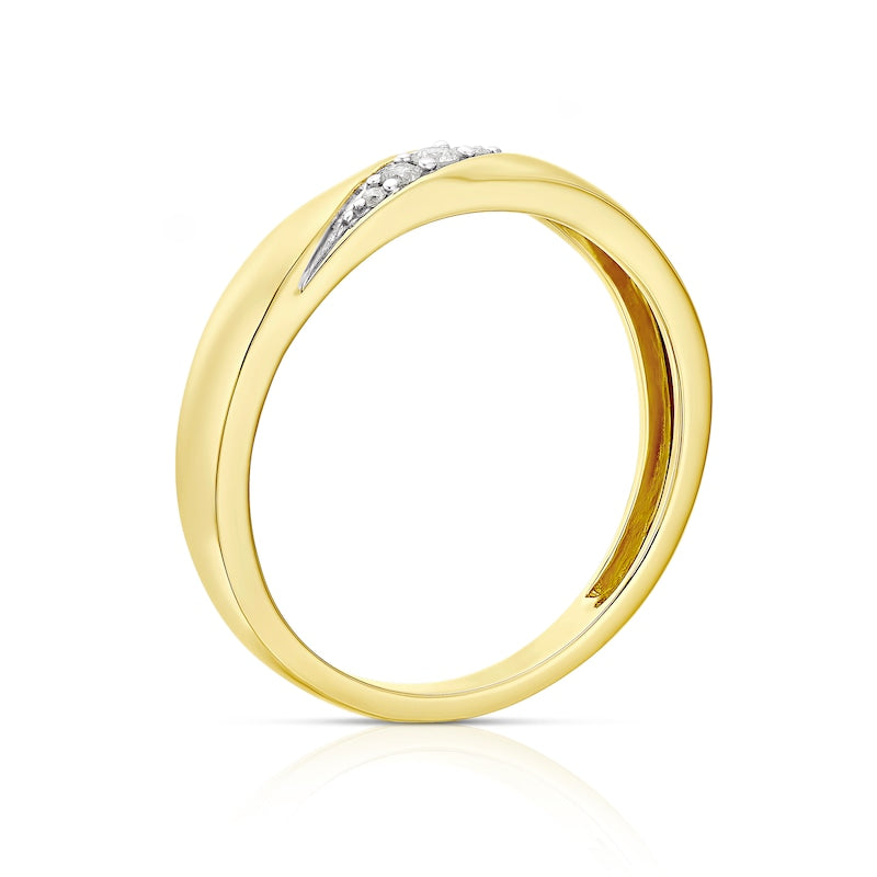 9ct Yellow Diamond Ring