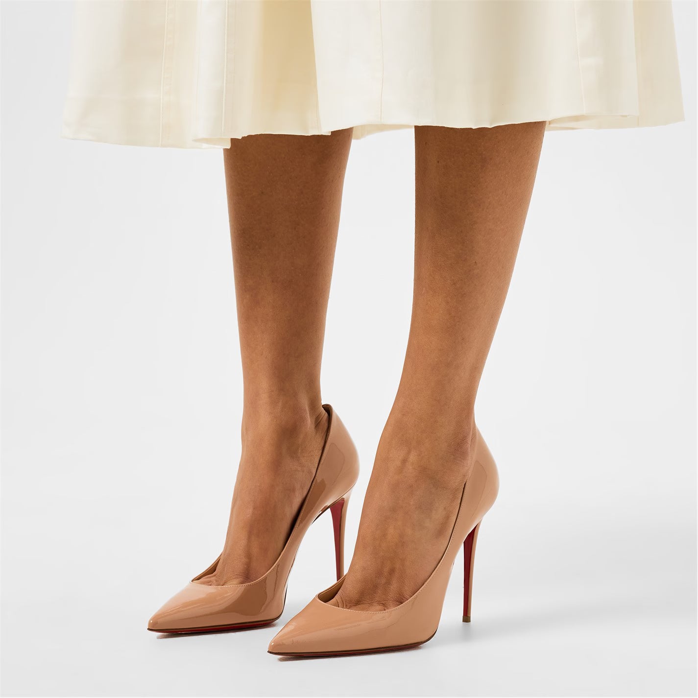 Women's Kate Leather Pumps, 100mm