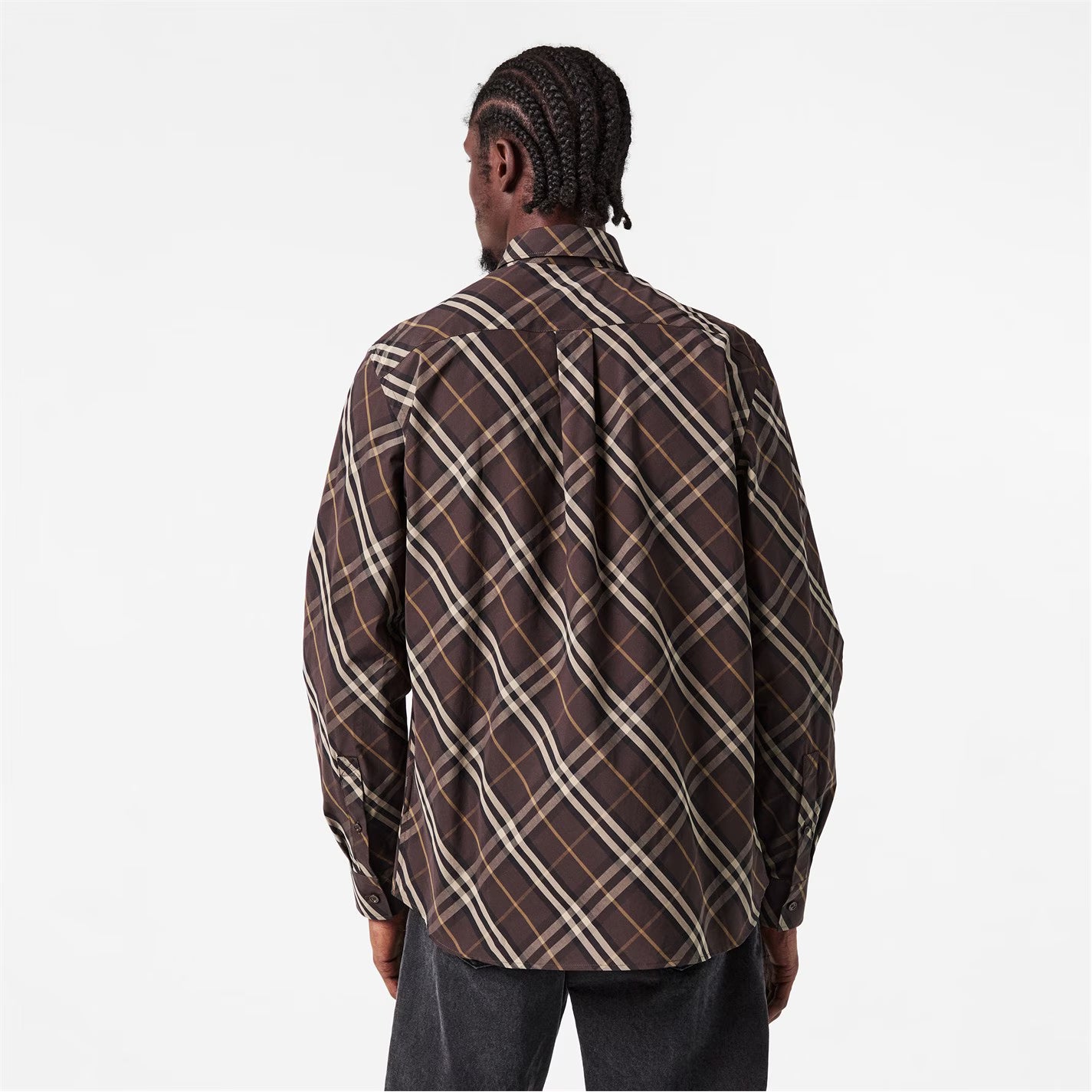 Men's Long Sleeve Patterned Tailored Fit Shirt