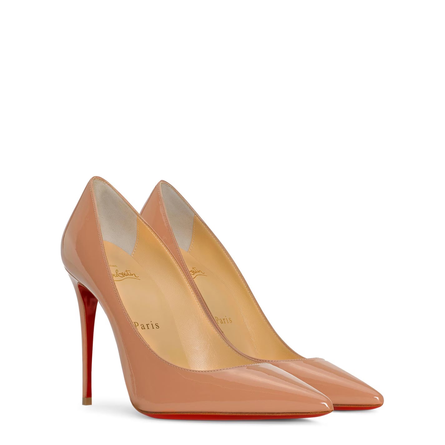 Women's Kate Leather Pumps, 100mm