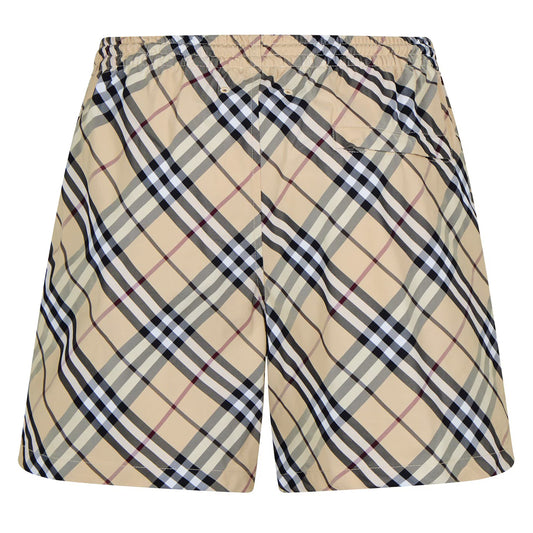BURBERRY Check Swim Shorts