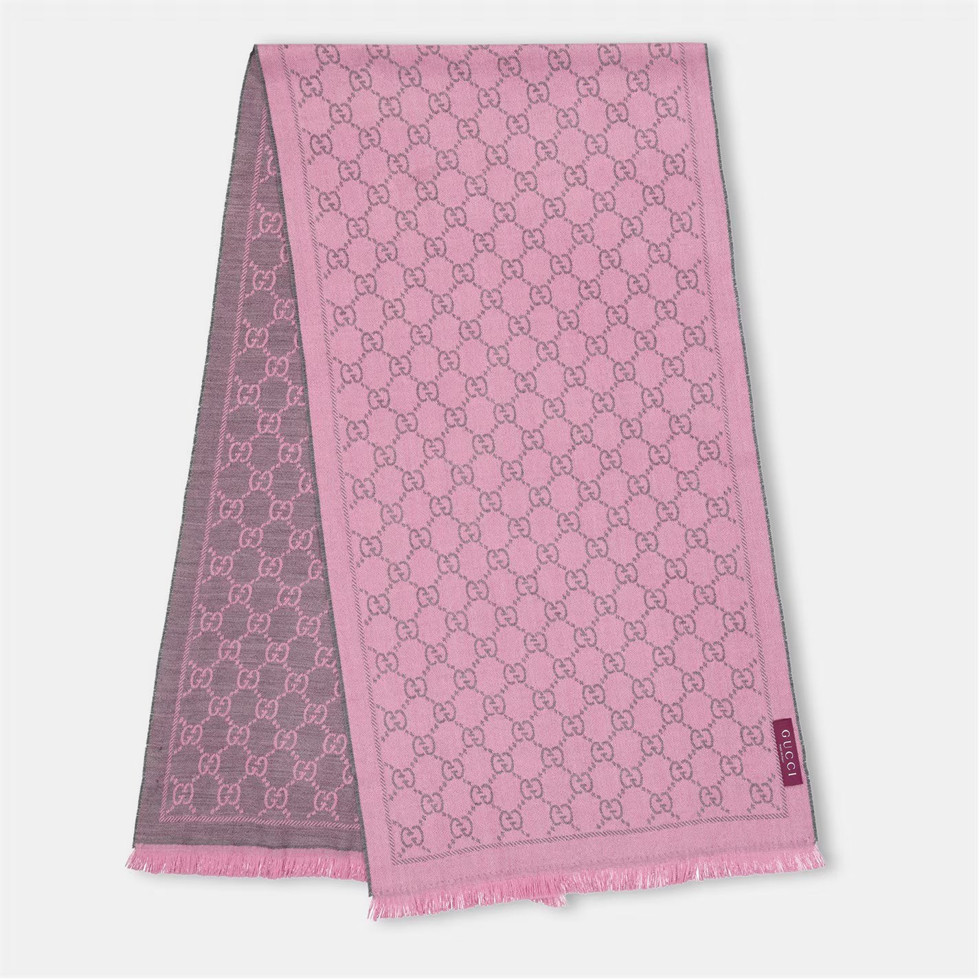 Women's GG Logo Wool Scarf
