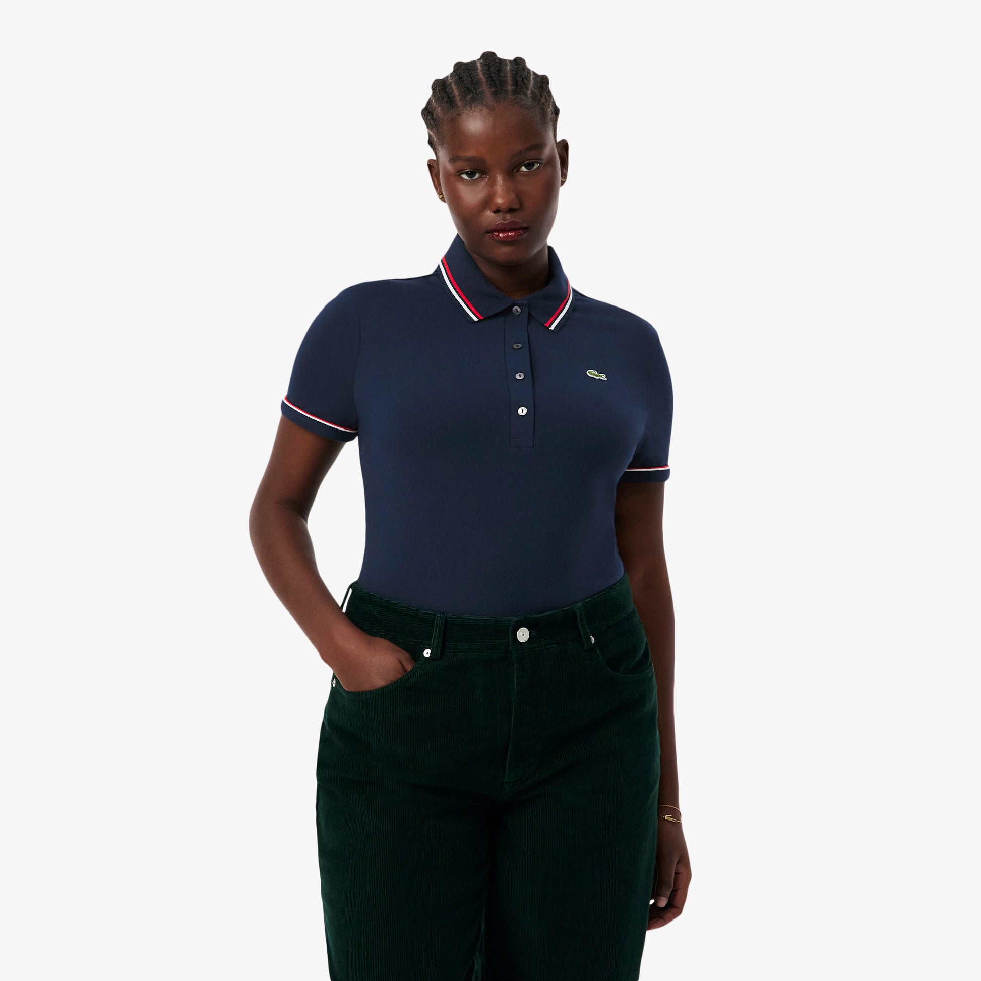 L.12.D Slim Fit Trim Detail Polo Shirt