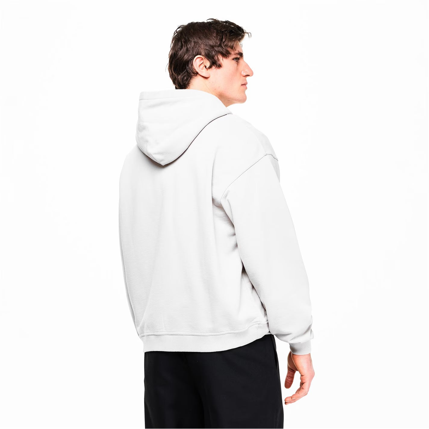 Men's Rep Script Logo Zipped Hoodie, Soft Cotton