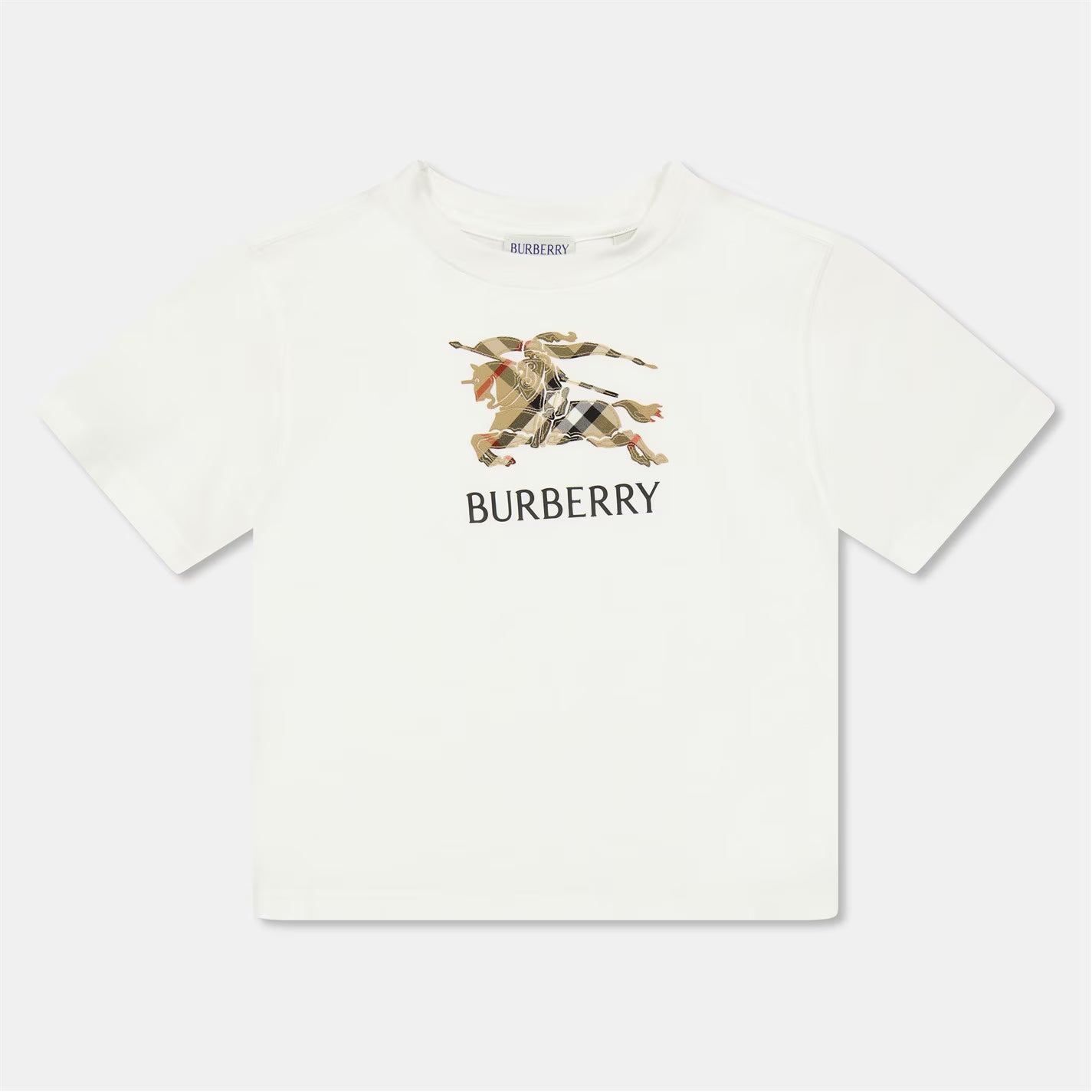 Unisex Kids' Burb Logo Chk T-Shirt