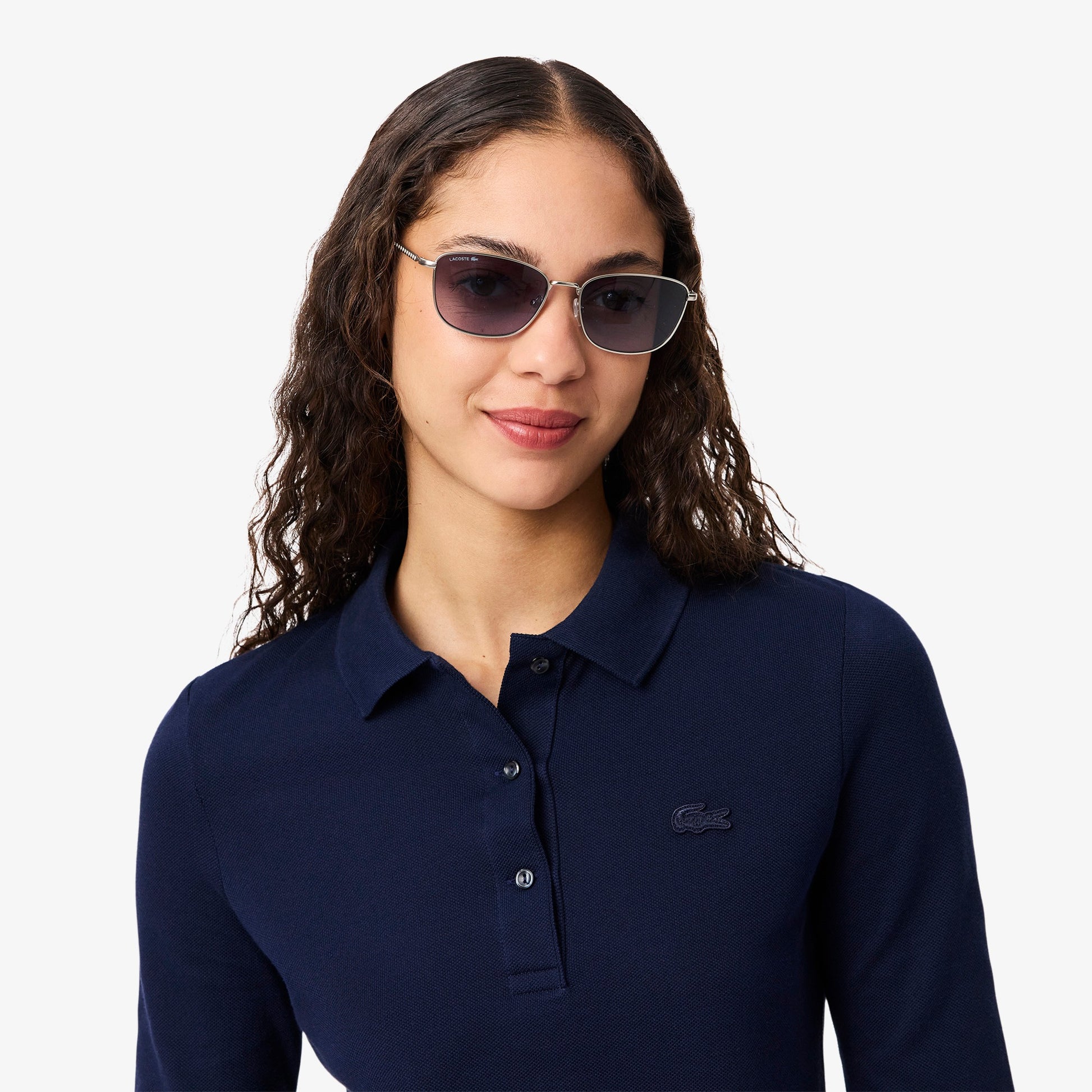 Slim Fit L.12.D Three Quarter Sleeve Polo Shirt