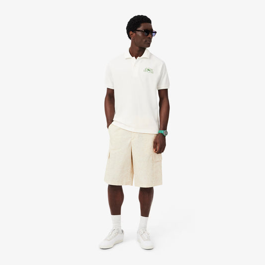 Classic Fit Graphic Branding Polo Shirt