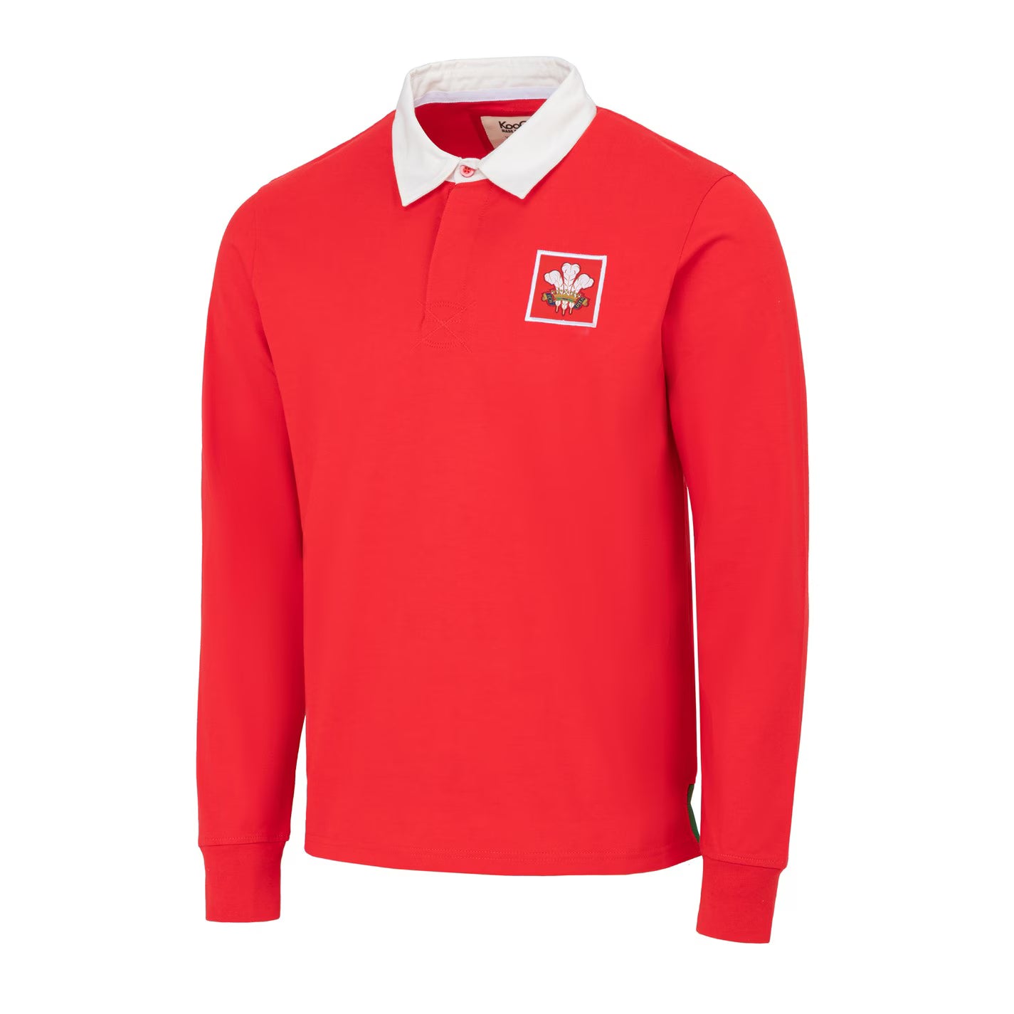 KooGa Vintage Long Sleeve Rugby Shirt Mens