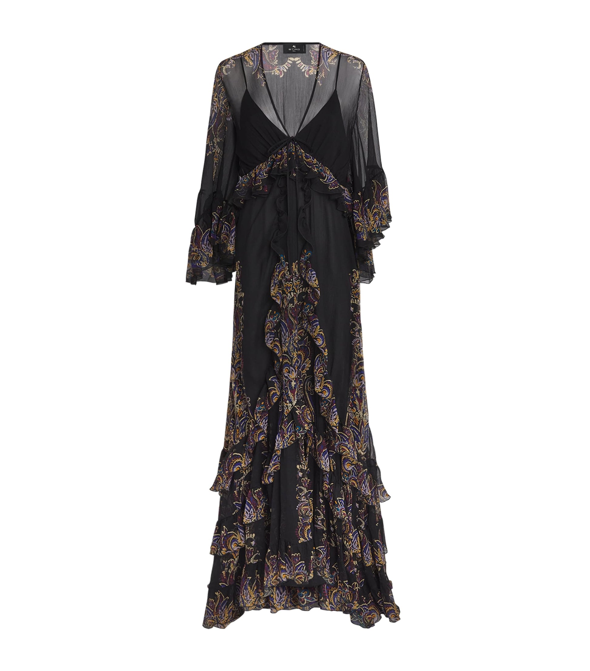 Etro Silk Paisley Maxi Dress