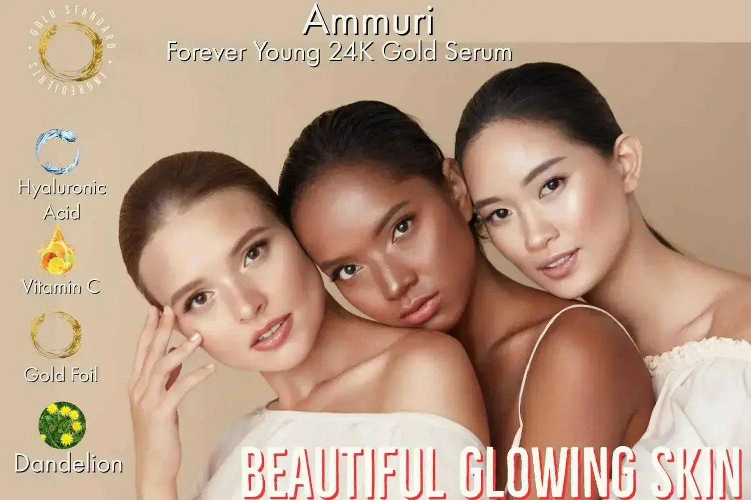 Annuri Hyaluronic Acid 24k Gold Face Serum - Interactive Group