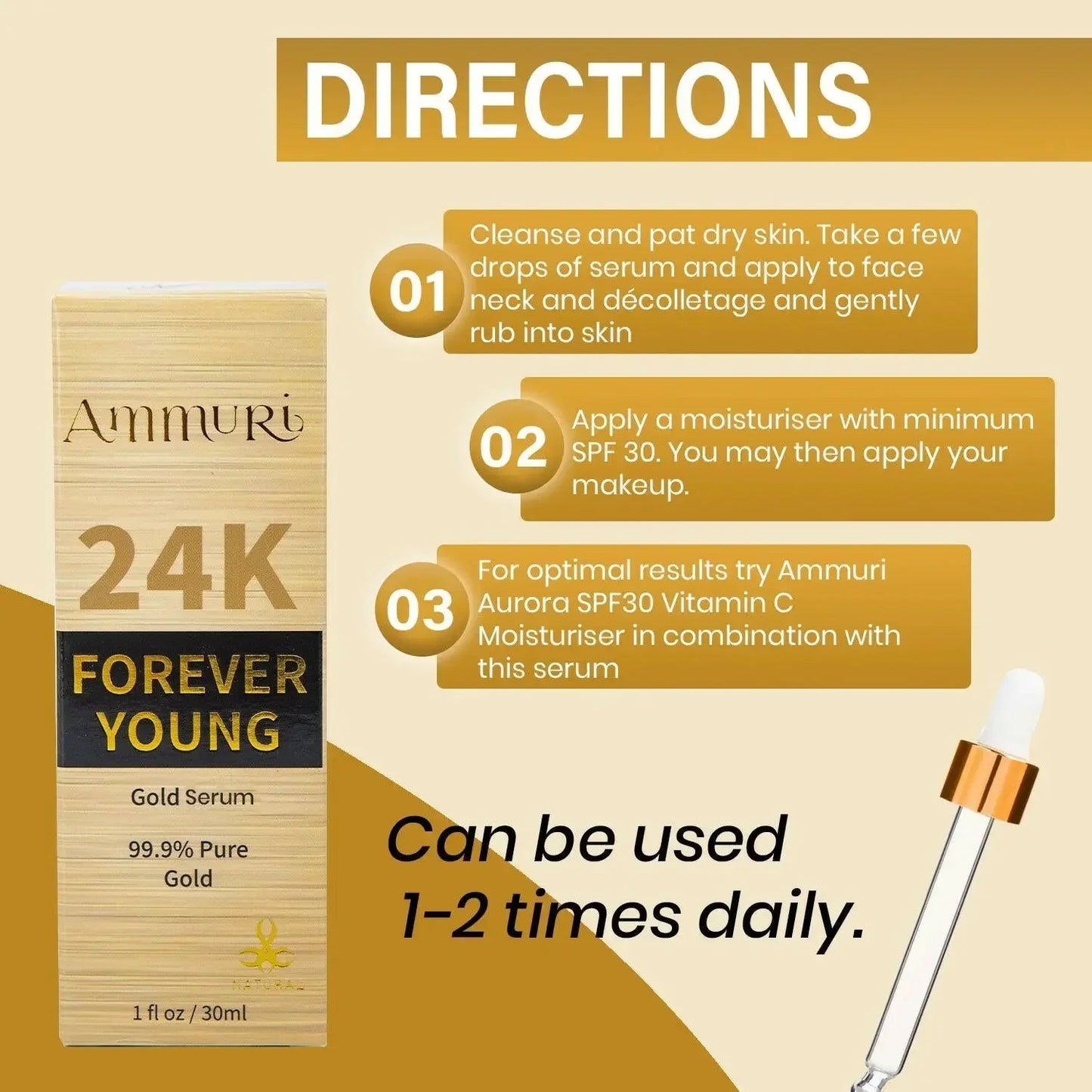 Annuri Hyaluronic Acid 24k Gold Face Serum - Interactive Group