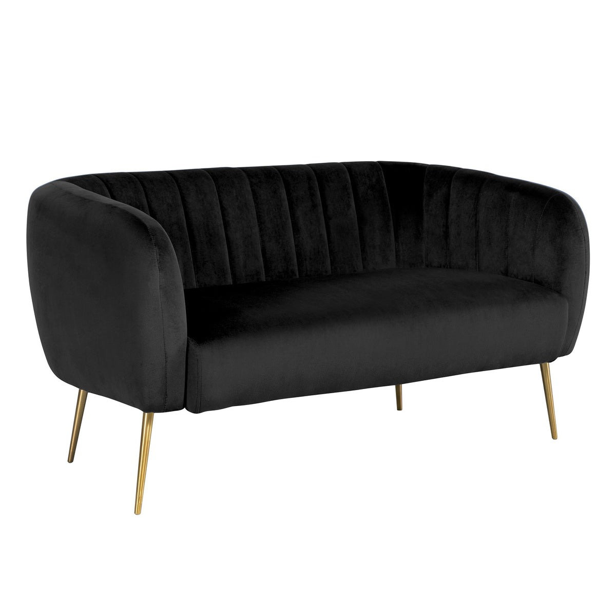 Artemis Home Matilda 2 Seat Sofa - Black