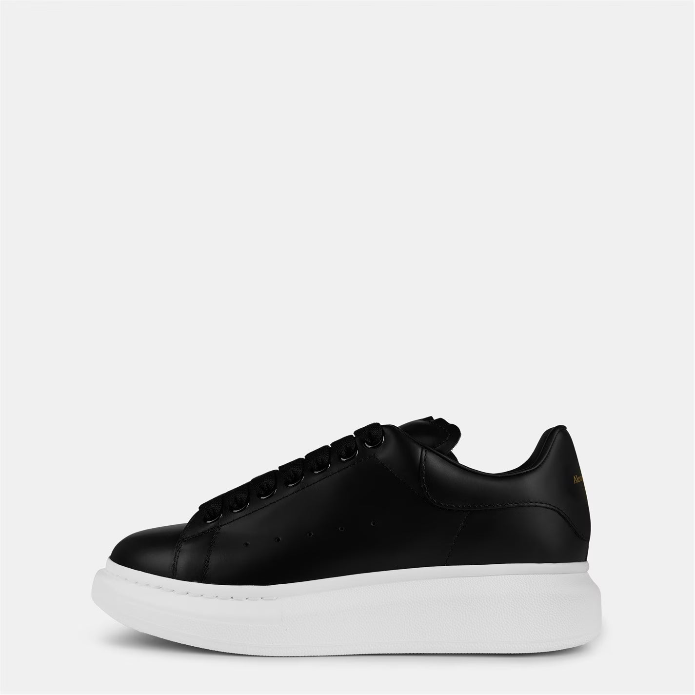 Women's Logo Print Leather Oversized Trainers