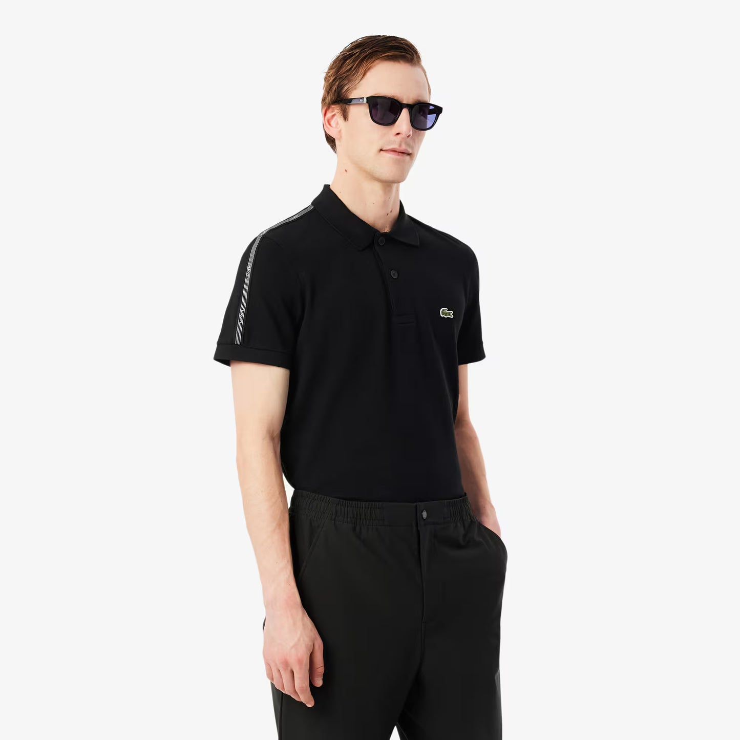 Regular Fit Logo Stripe Polo Shirt