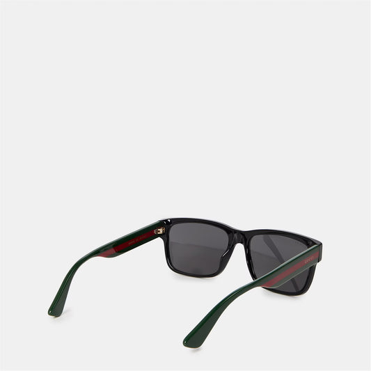 Men's Web Logo Sunglasses