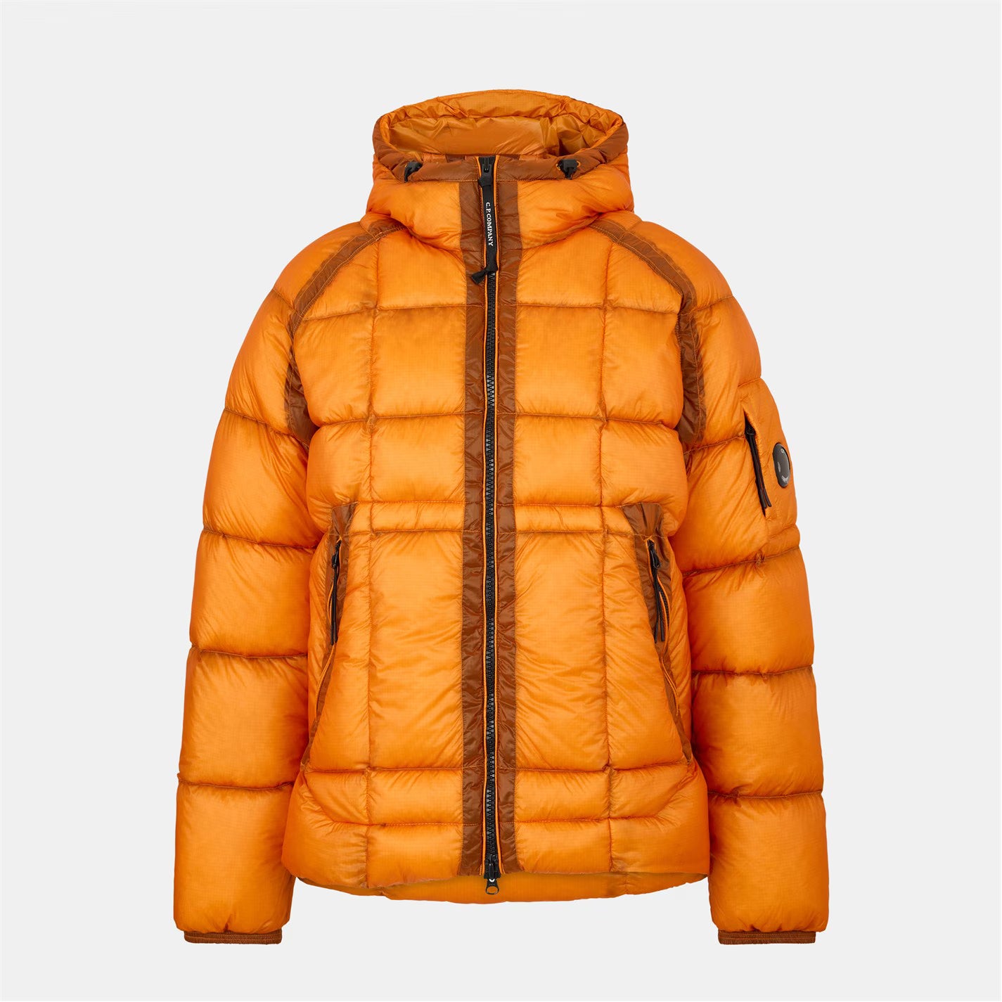 CP COMPANY Men's DD Shell Medium Down Hip Length Hooded Medium Puffer Jacket