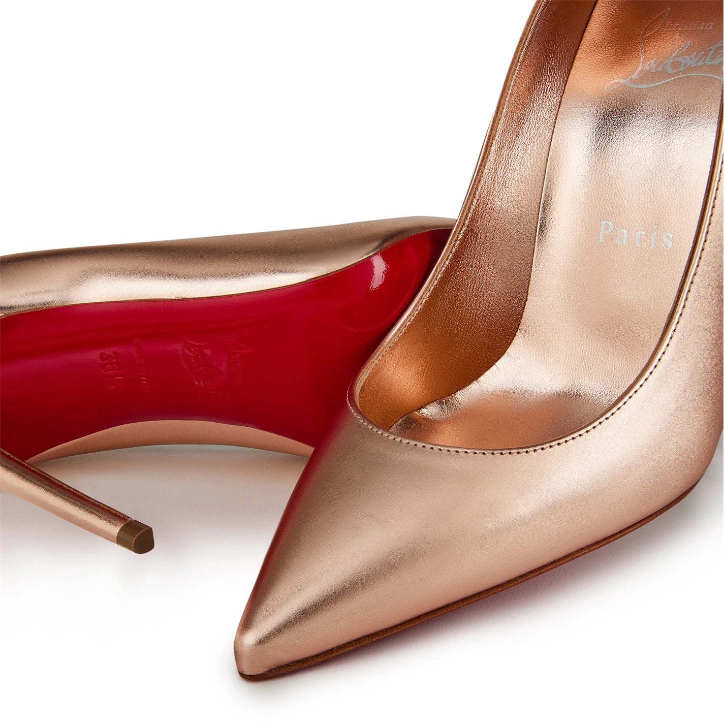Women's Kate Leather Pumps, 100mm
