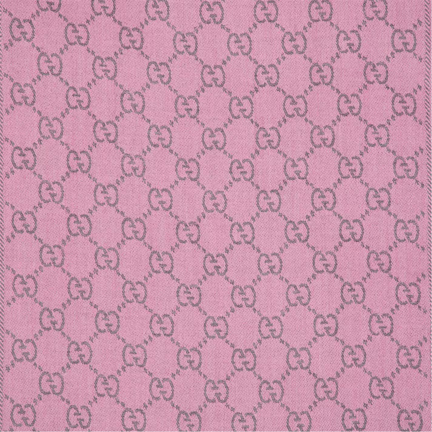 Women's GG Logo Wool Scarf