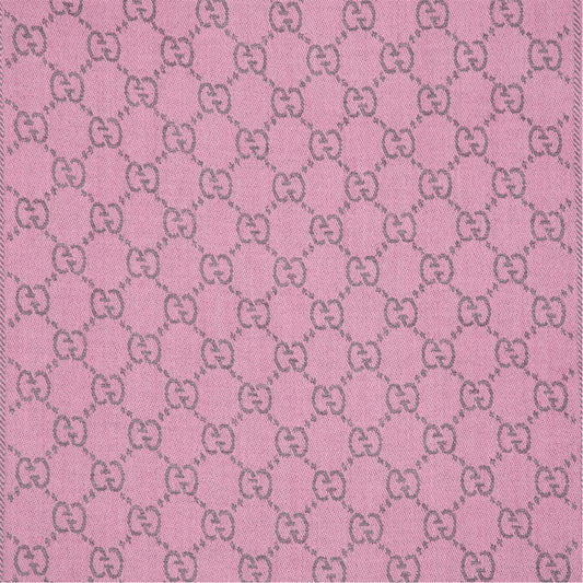 Women's GG Logo Wool Scarf