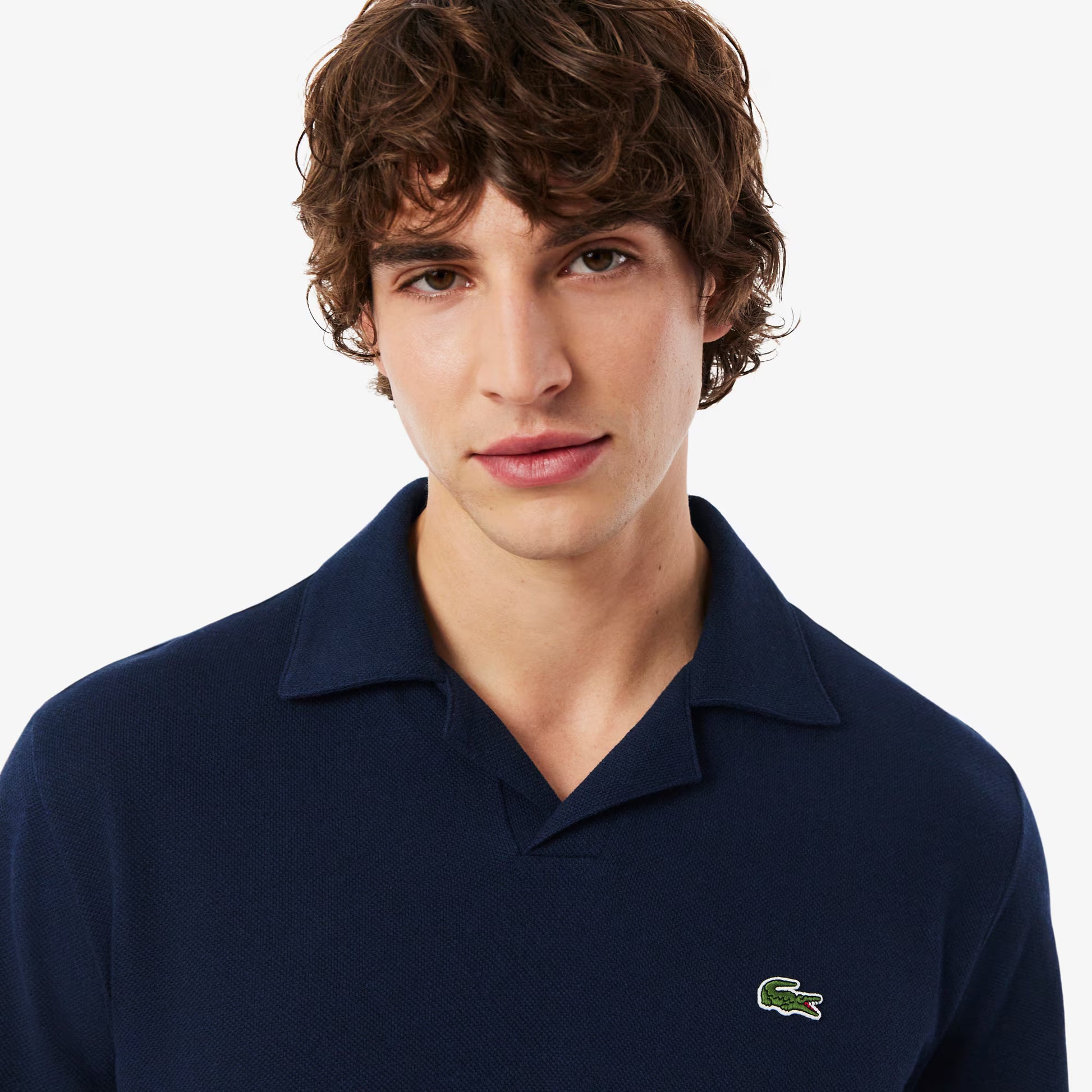 Classic Fit Cotton-Linen Polo Shirt