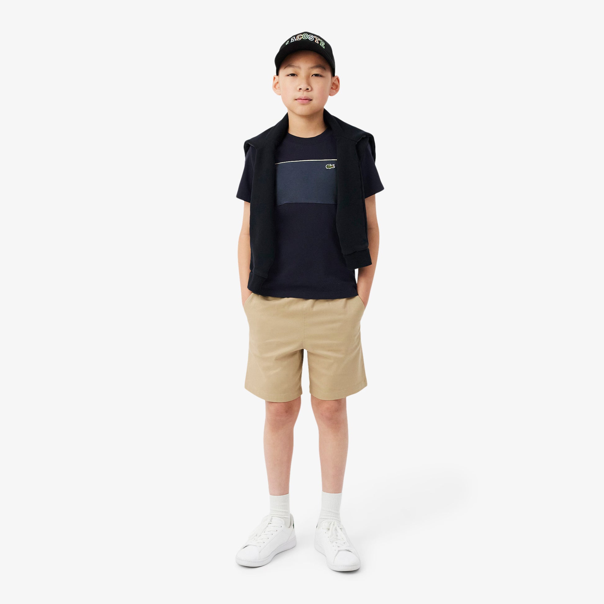 Cotton Colour-Block T-shirt