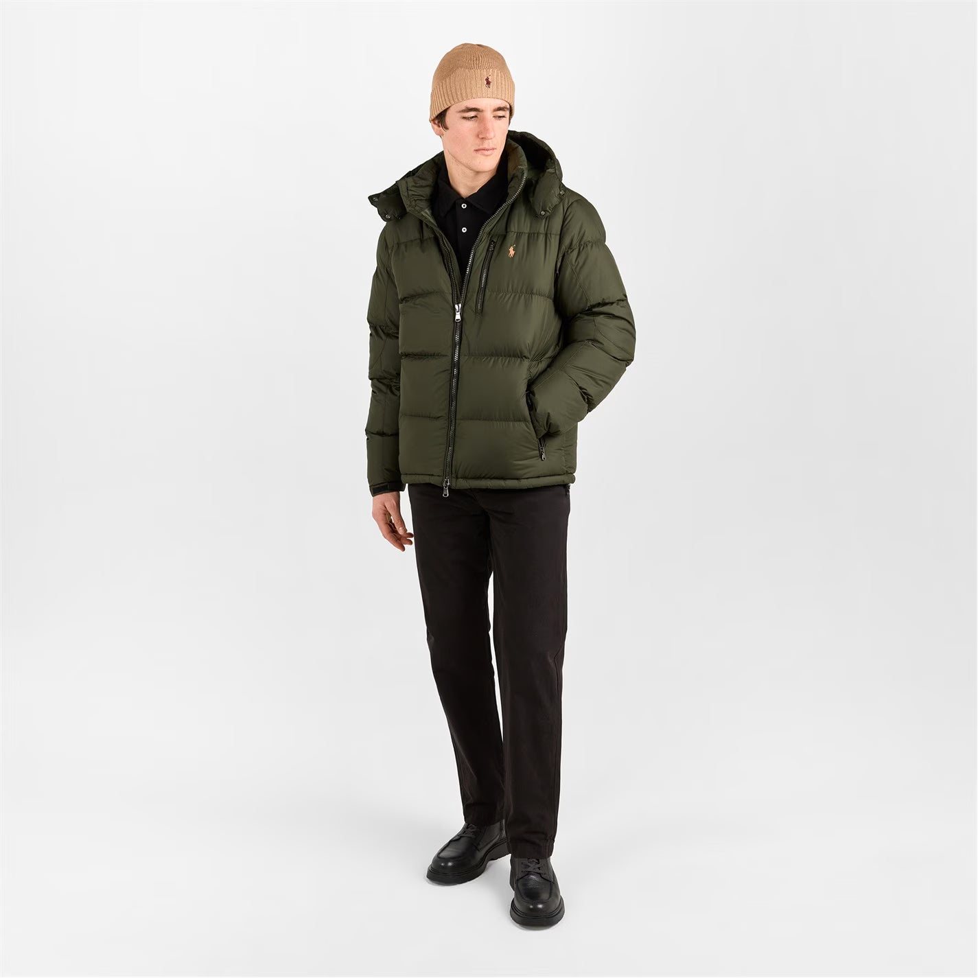 Men's El Cap Water Resistant Duck Down Detachable Hood Short Puffer Jacket