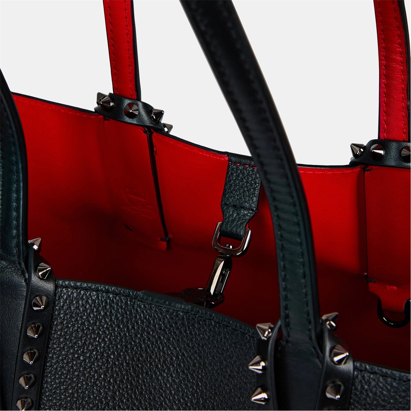 Stud Leather Cabata Small Shoulder Bag