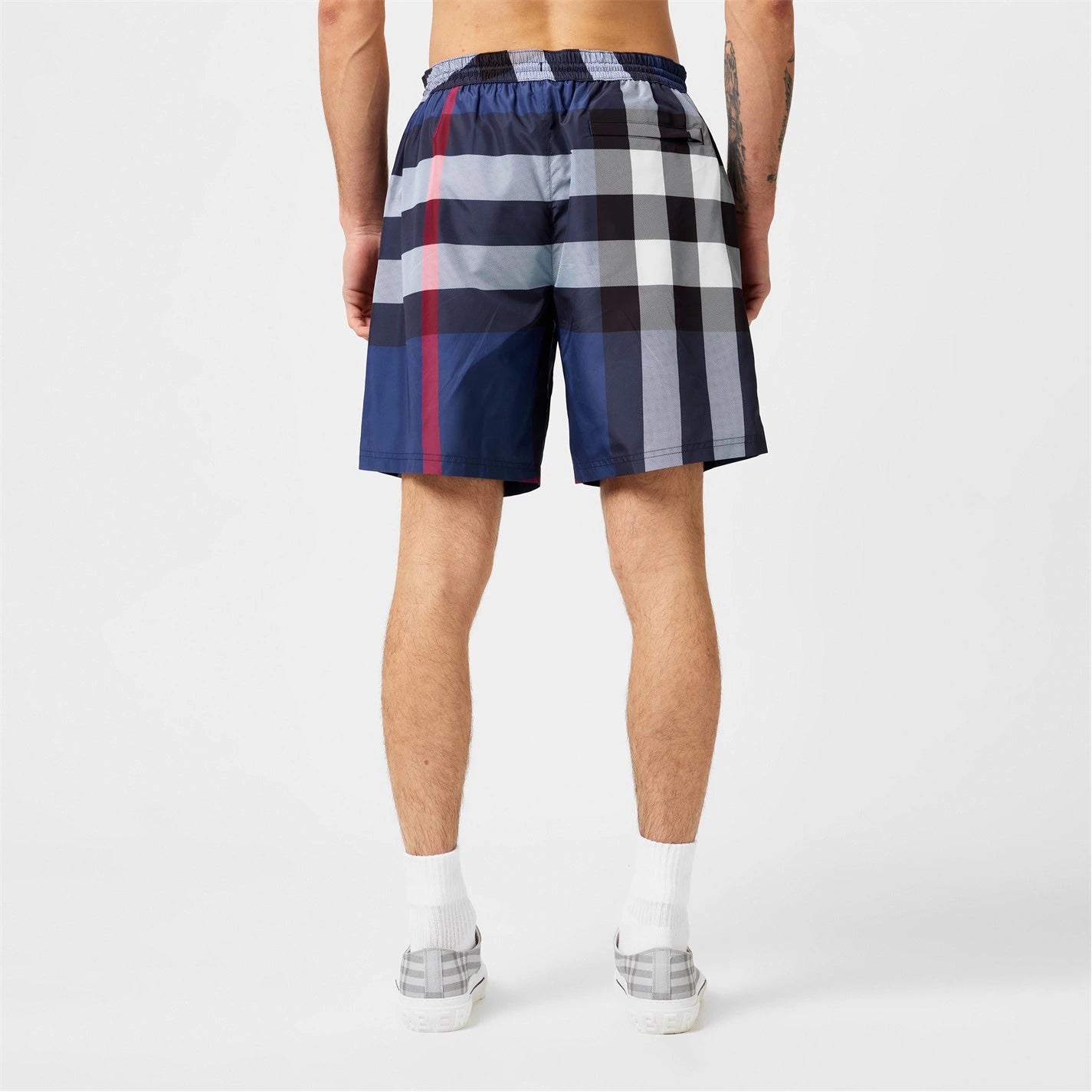 Men's Check Swim Shorts