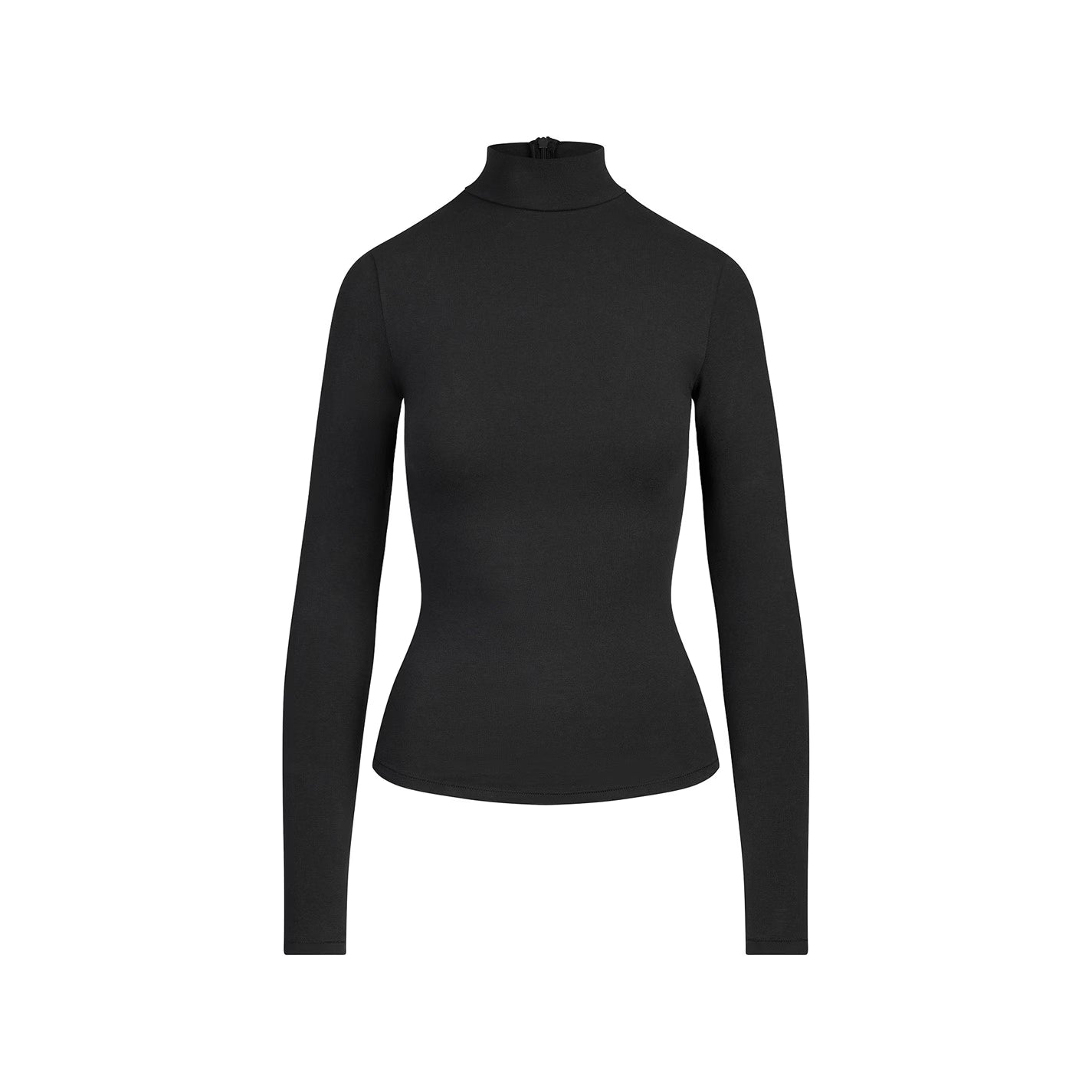 Womens Cotton Jersey Turtleneck