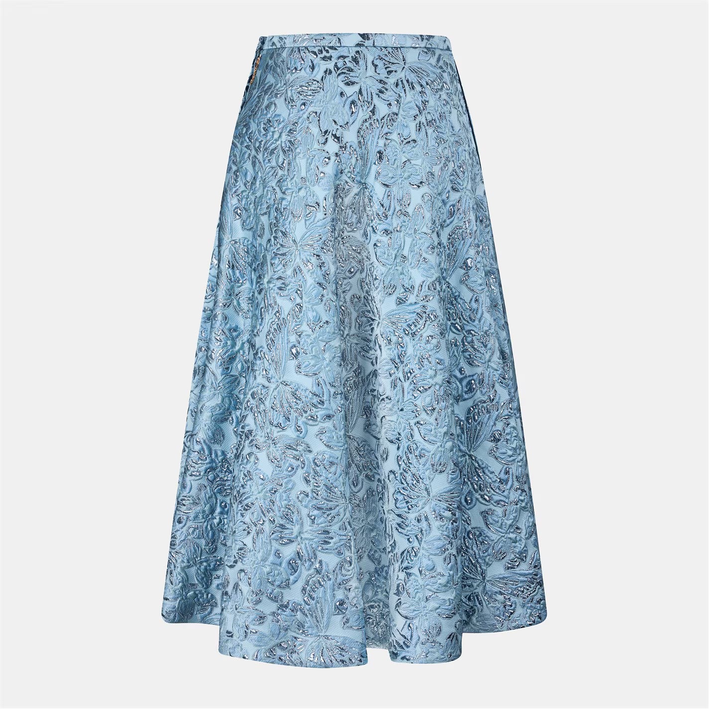 GUCCI Lamé Butterflies Brocade Skirt.