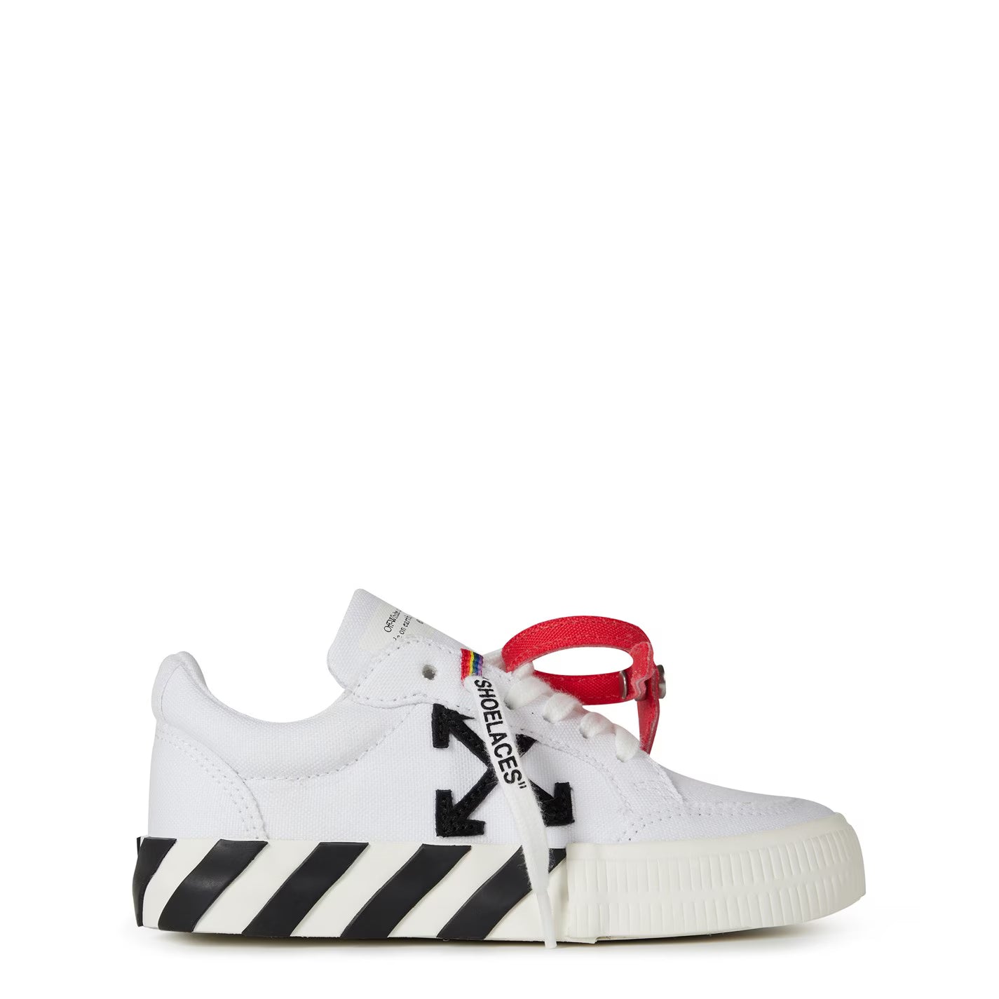 Kids Juniors Vulcanised Lace-Up Trainers, Signature Arrows Motif