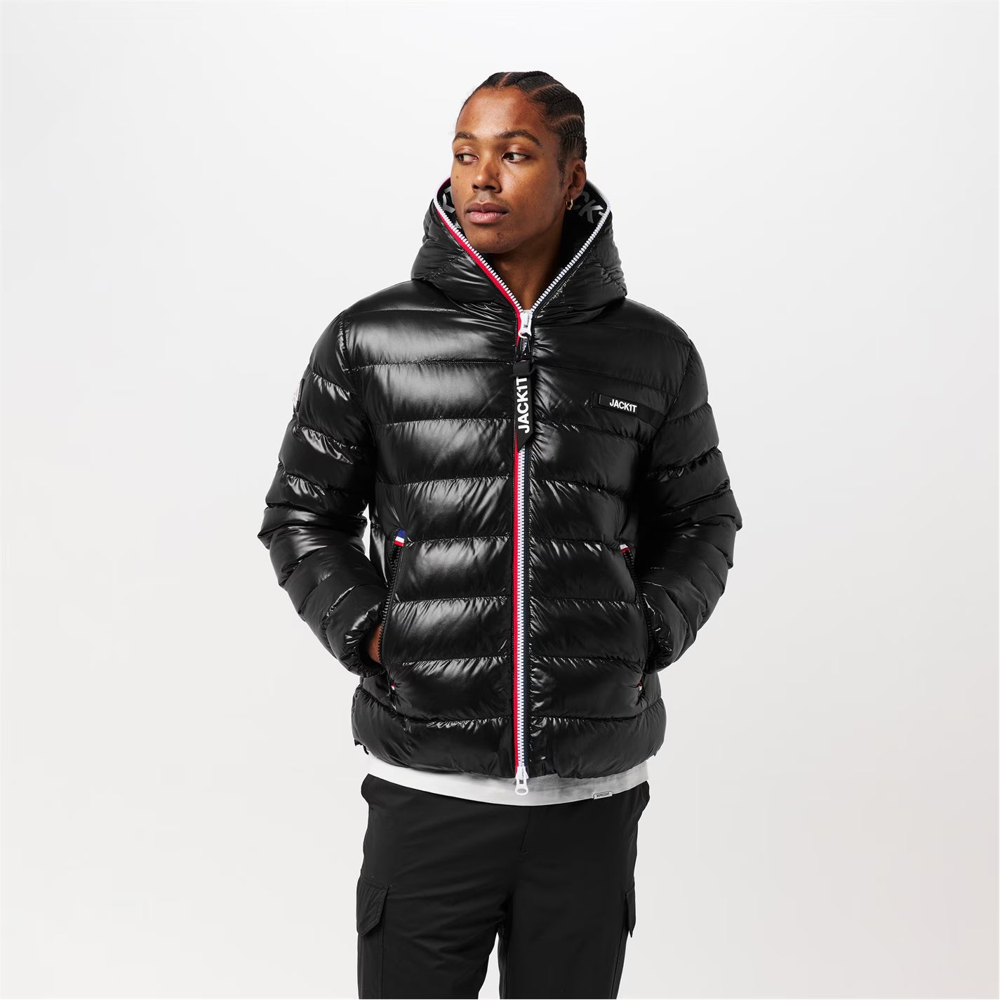 JACK1T Men's Tricolore Insulated Medium Puffer Jacket