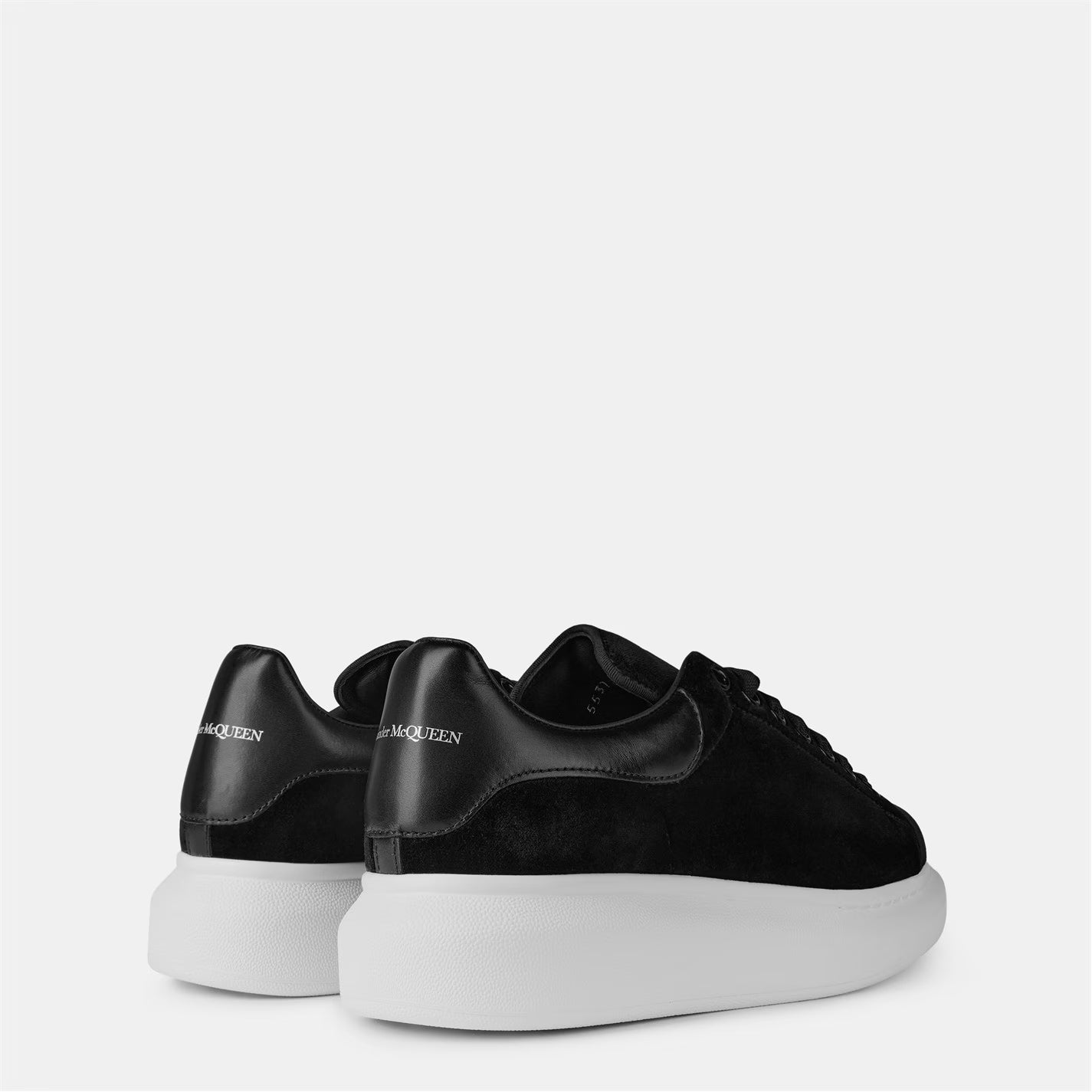 Women's Logo Print Leather Oversized Trainers