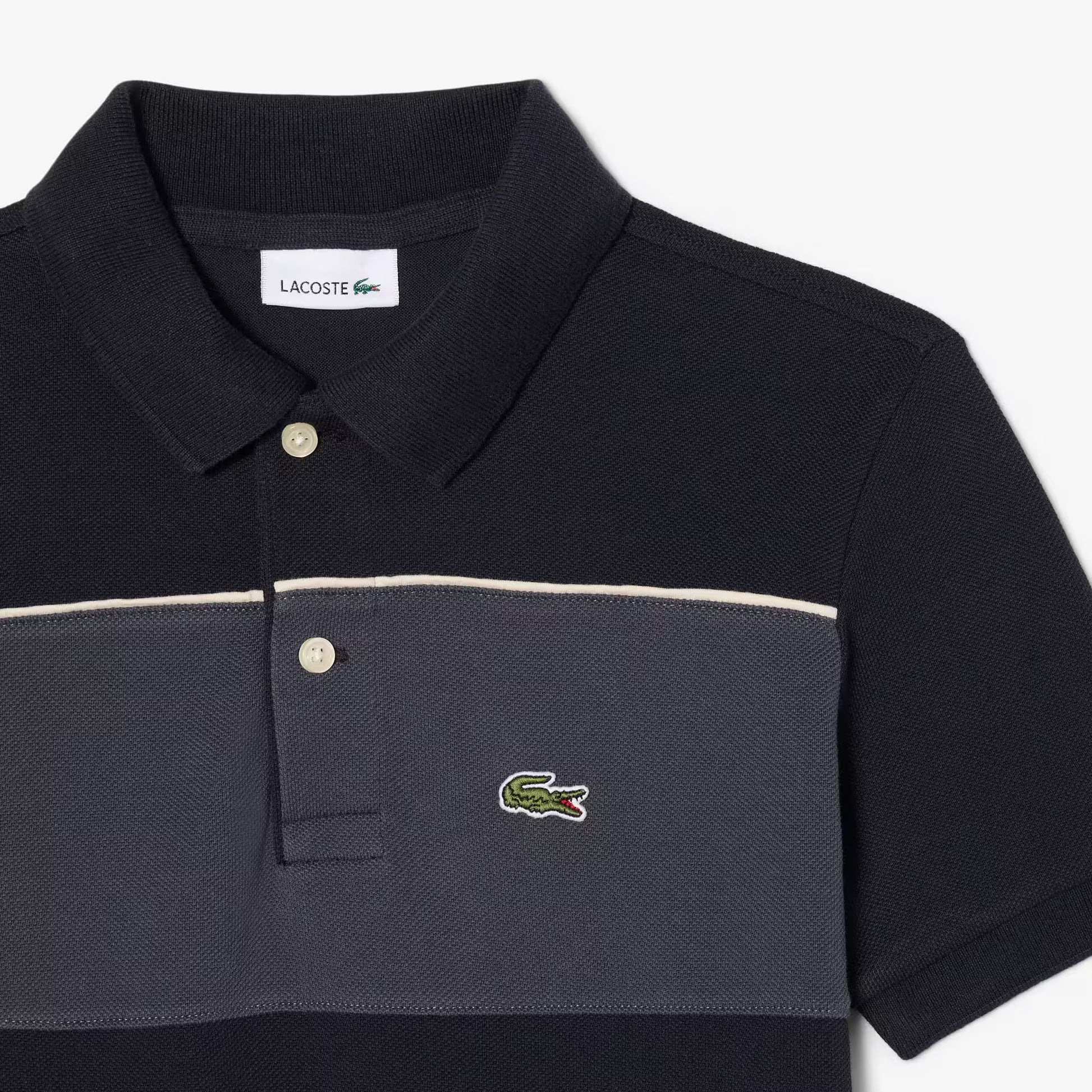Colorblock Petit Piqué Polo Shirt