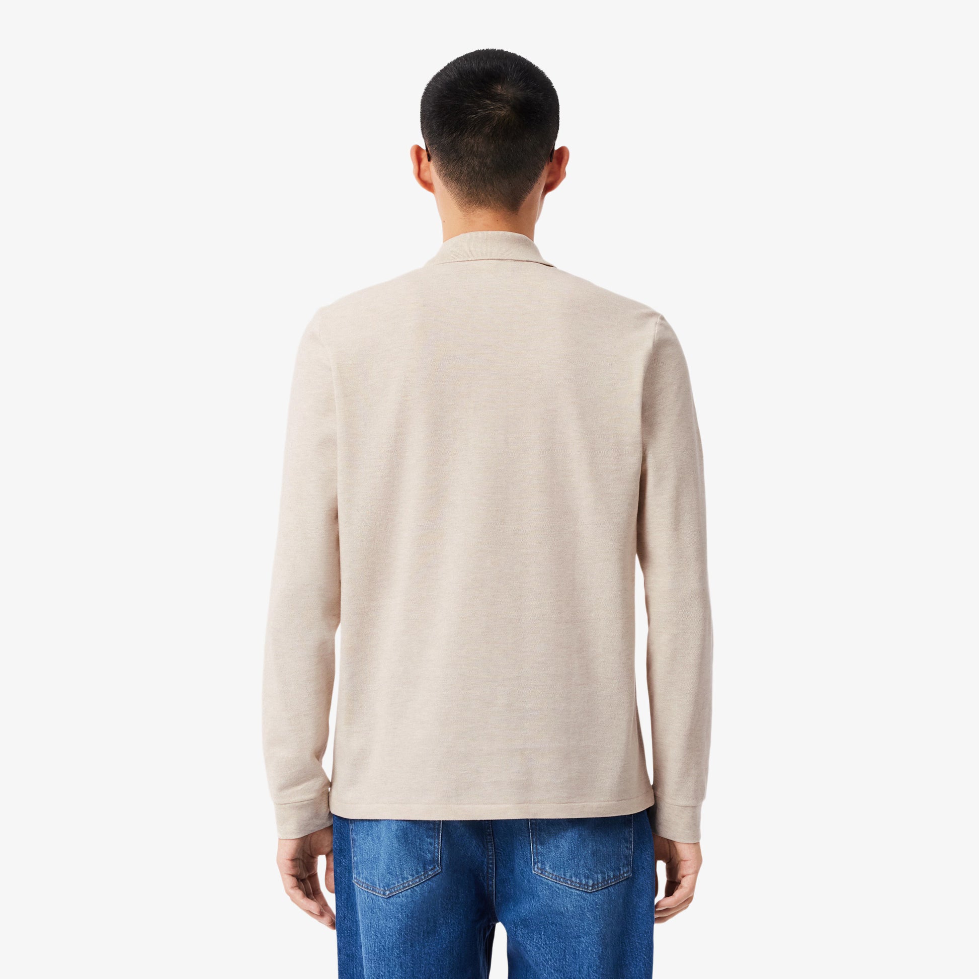Classic Fit Long Sleeved L.12.12 Polo Shirt
