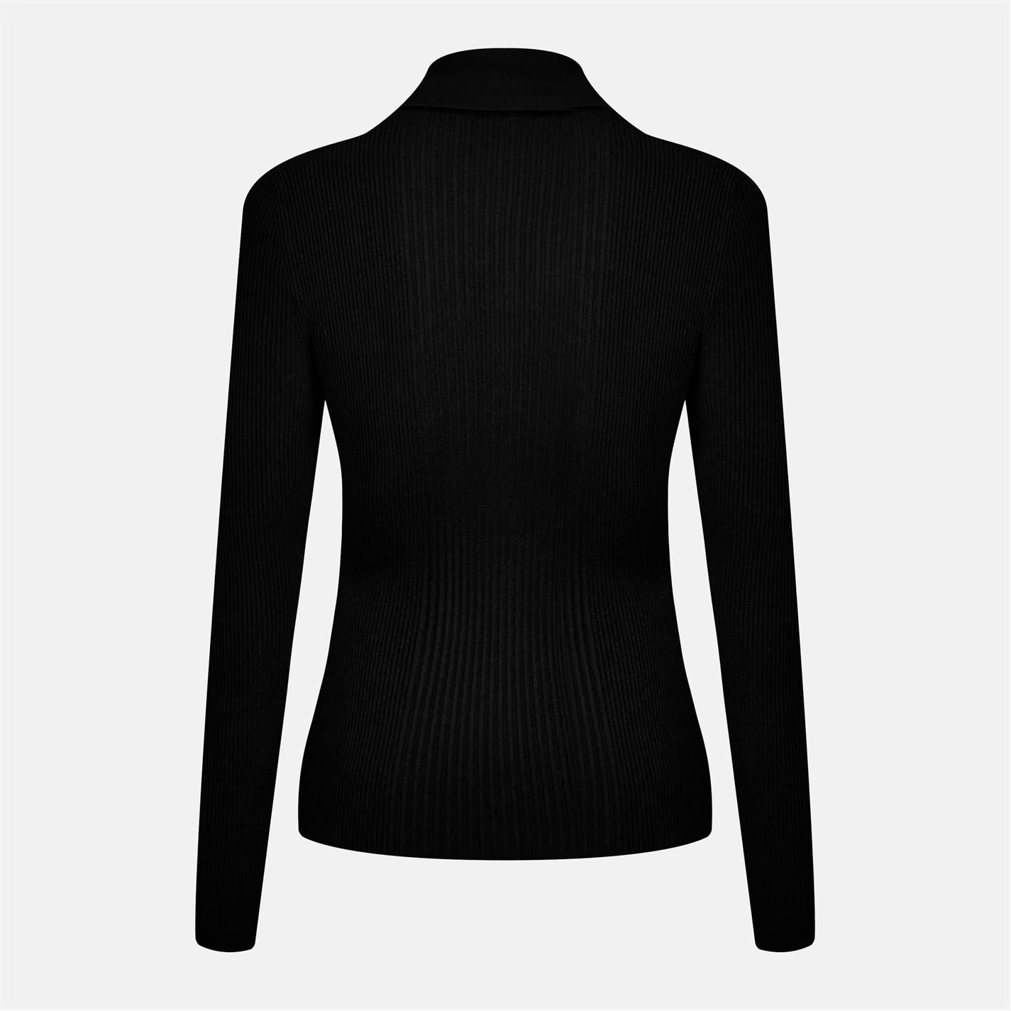 Women's Viscose Fine Rib Polo Shirt