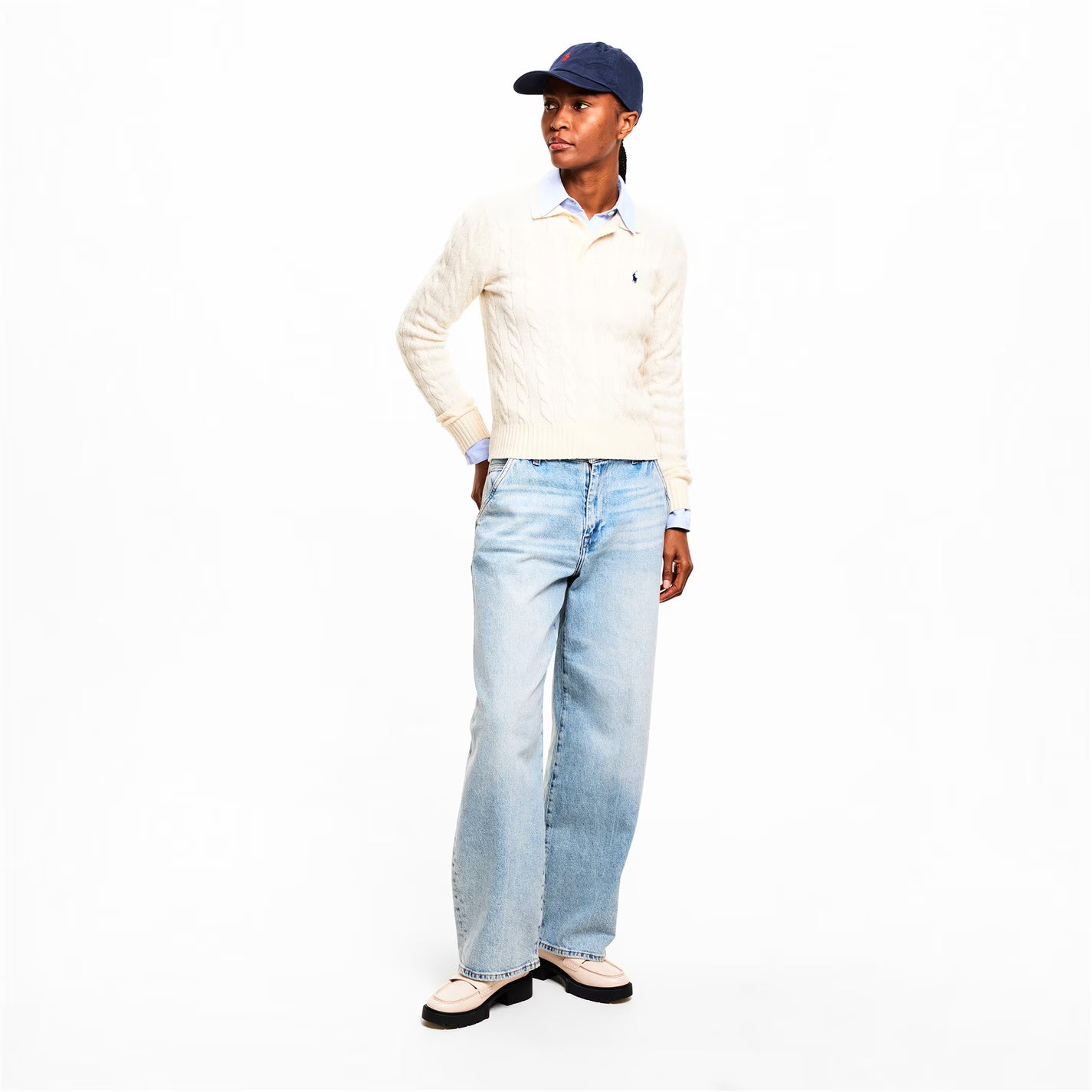 Cotton Chino Pony Baseball Cap