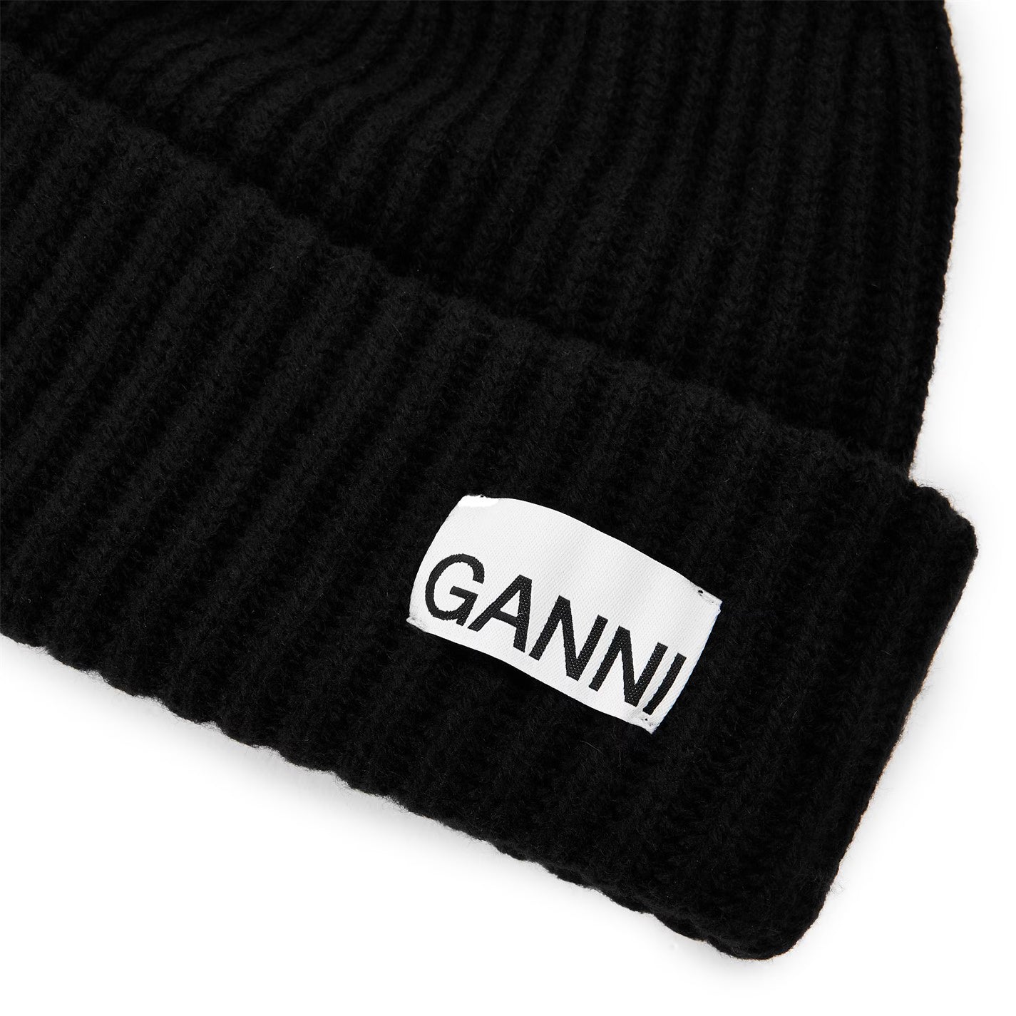 Ganni Rib Beanie Ld62
