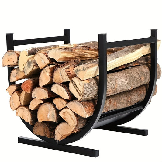 Fireplace Rack with Wood Storage - Interactive Group