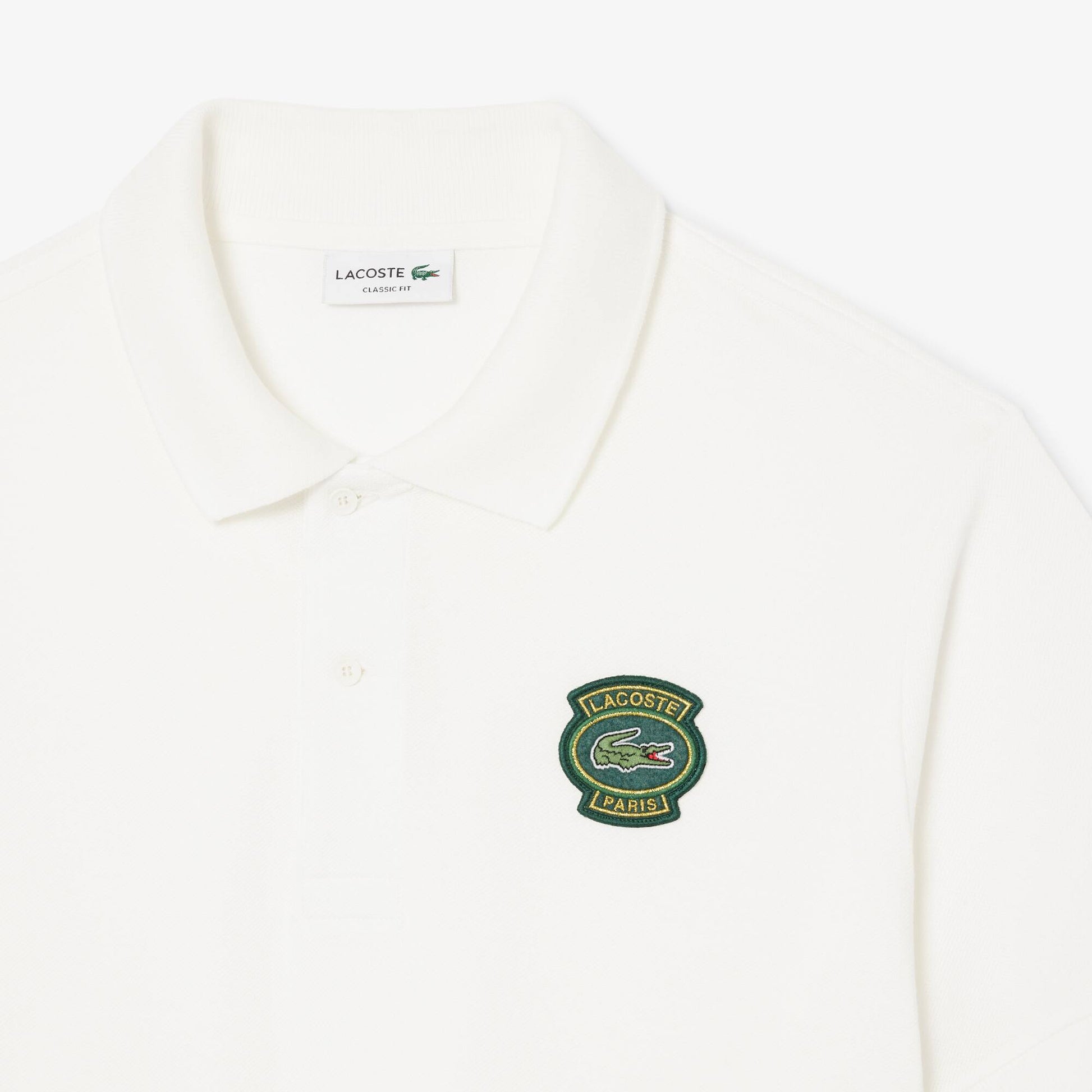 Classic Fit Petit Piqué Badge Polo Shirt