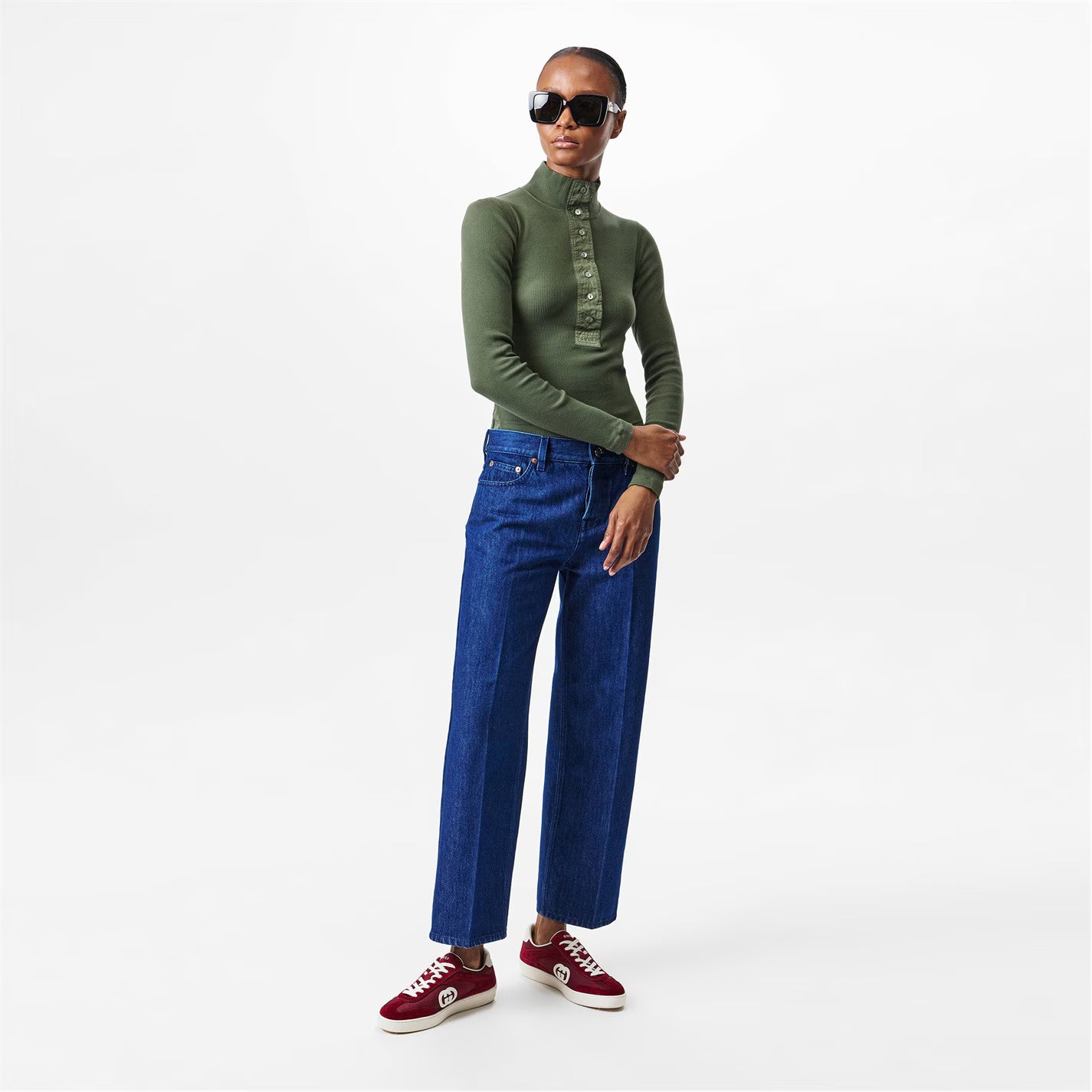 GUCCI Rib Long Sleeve T-Shirt