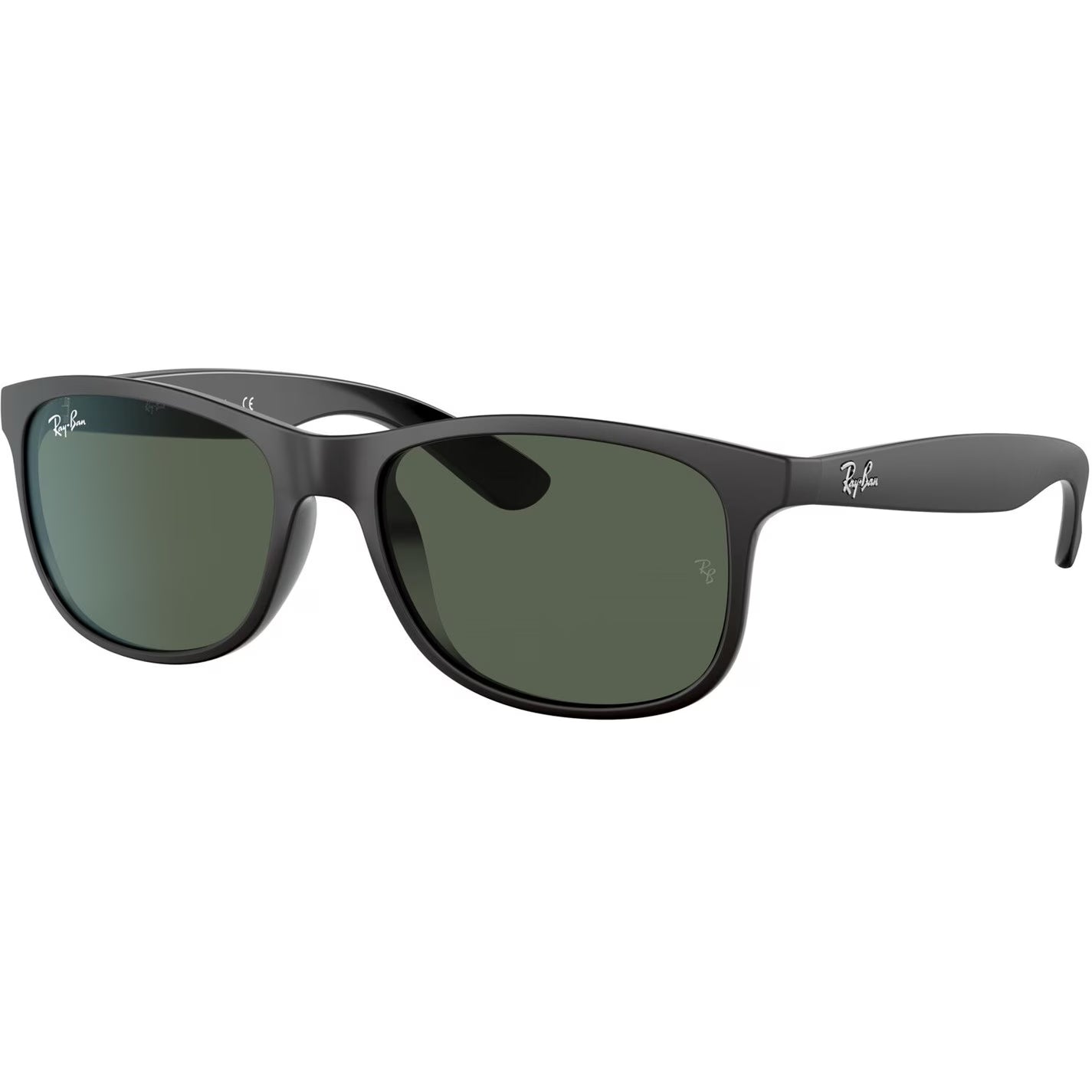 Ray Ban Matte Black Square Sunglasses